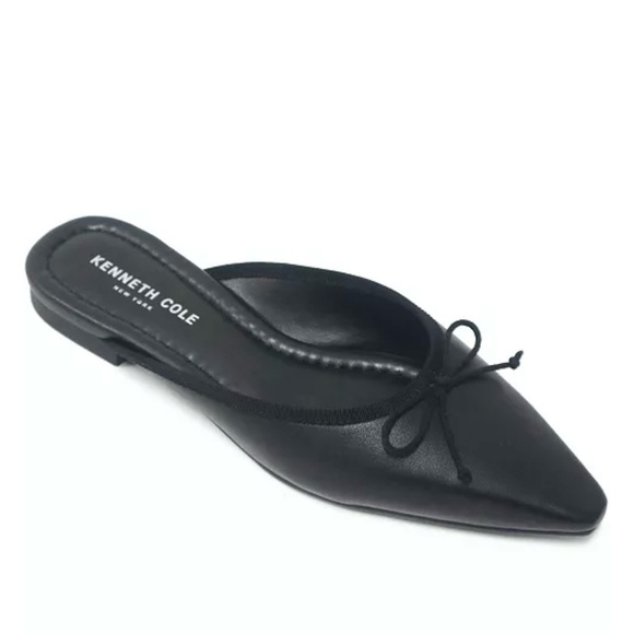 Kenneth Cole Black Women's Flats with Bow - Picture 1 of 5